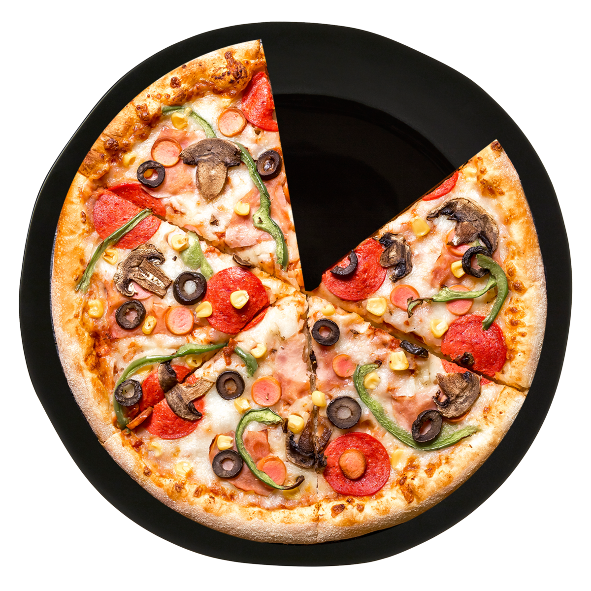 Pizza Night, Elevated: The Orsina Hygge Black Stoneware Pizza Plate – Artisan Serving Platter