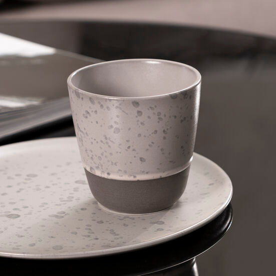 Sip in Style: The Orsina Hygge Grey Speckled Cup – Minimalist Handleless Ceramic Mug