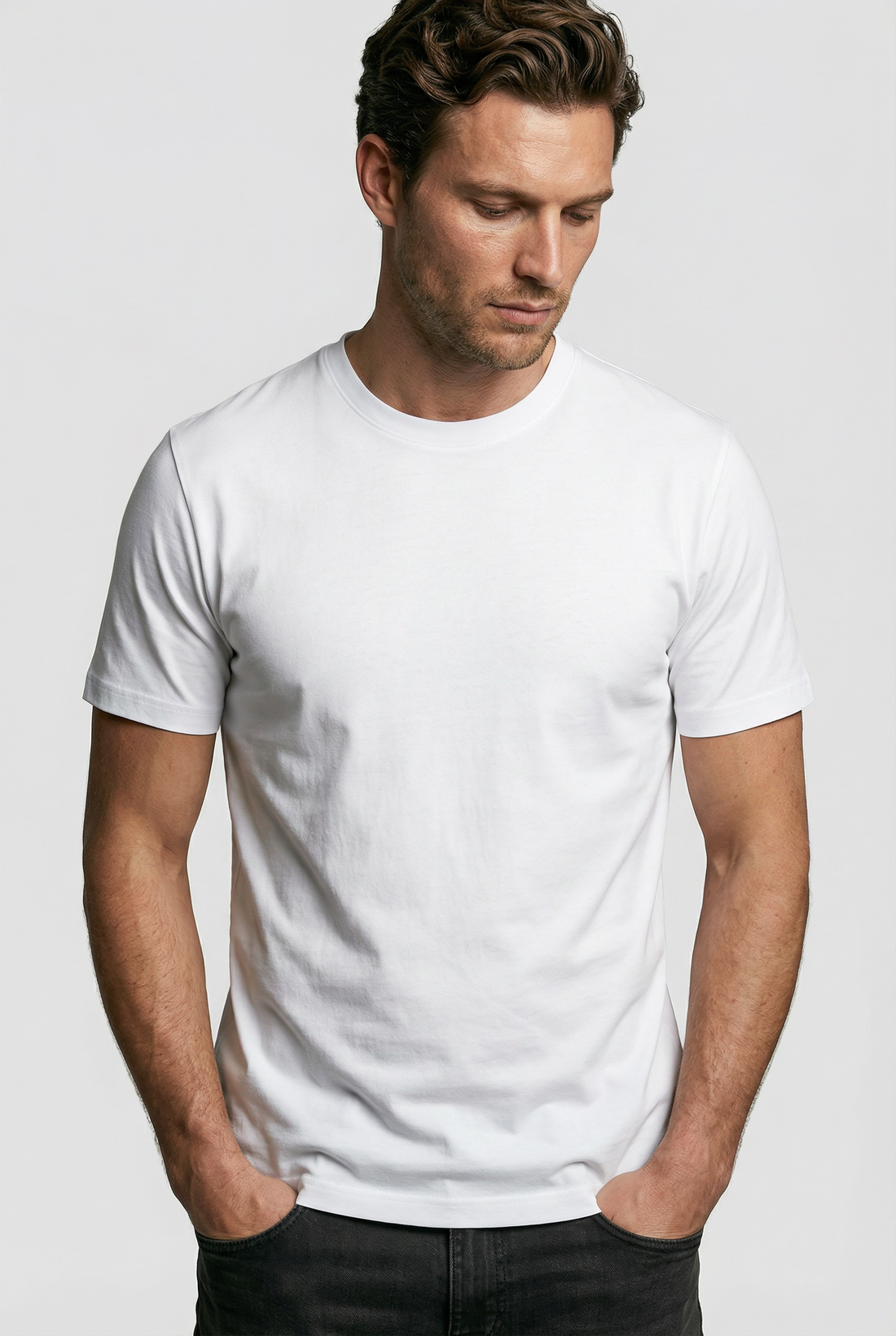 Wear London Trueman Regular Fit White T-Shirt – The Premium UK-Made Tee That Never Goes Out of Style for £30