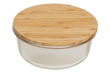 The Sweet Spot of Food Storage: Orsina Freska 950ml Glass Container with Bamboo Lid at £11.95