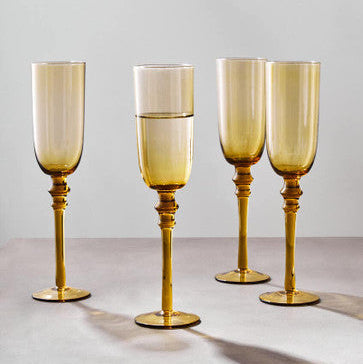 Four Flutes, One Toast: The Orsina Tessa Champagne Flute Set at £14.95