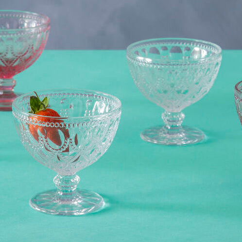 Serve Dessert Like a Restaurant at Home – Orsina Glass Sundae Dishes (Set of 2) for Just £14.95
