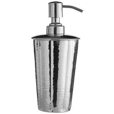 The Bathroom Detail That Changes Everything: Orsina Hammered Nickel Lotion Dispenser