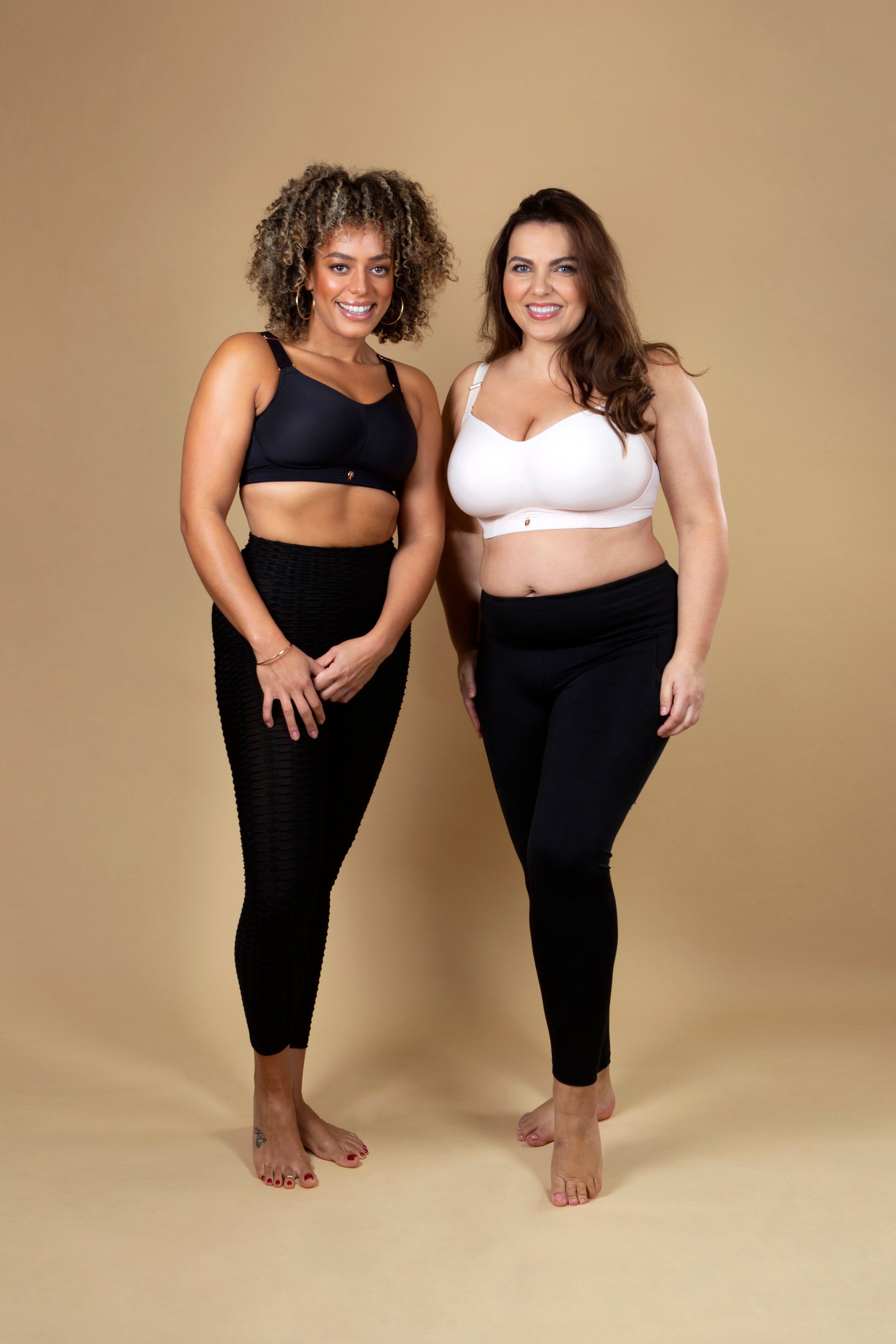 Freedom Underwear High Impact Wireless Sports Bra — lifestyle shot showing full coverage fit and wireless construction during active movement
