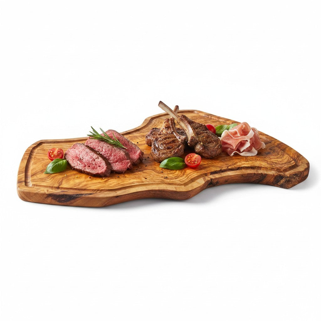 Nature’s Masterpiece on Your Table – The OliveArt Handmade Olive Wood Freeform Cutting Board