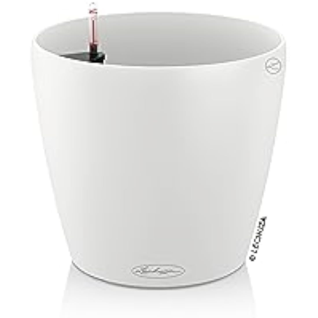Lechuza Classico Color 60 Self-Watering Planter | Large White Poly-Resin