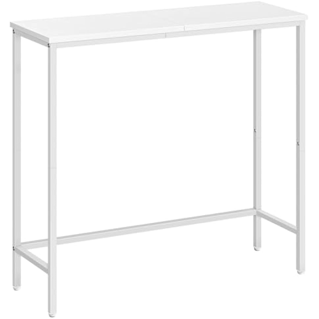The Slim Console Table That Solves Small Space Living – HOOBRO White Metal Review