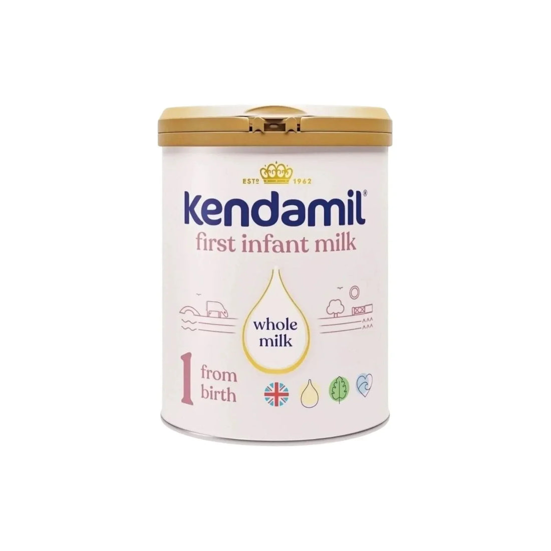 Kendamil Stage 1 First Infant Milk – The British Formula with No Palm Oil, No Fish Oil & Whole Milk
