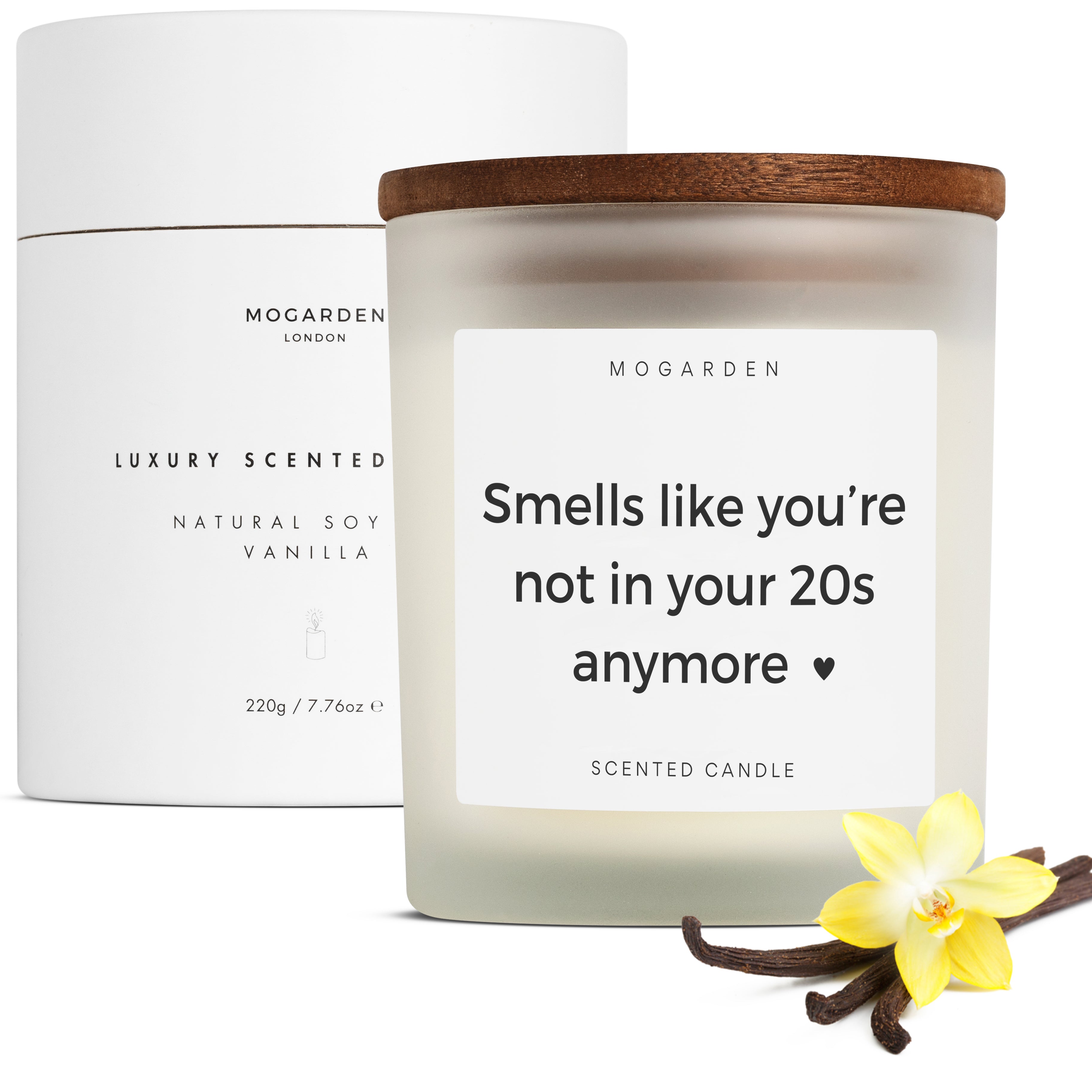 The 30th Birthday Gift That Fills the Room with Luxury: Mogarden Vanilla Soy Candle at £14.99