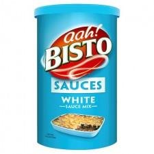 Bisto White Sauce Mix Instant Cooking Sauce 185g Pack of 4 – four packs of Bisto instant white sauce mix, simply combined with boiling water for a smooth lump-free white sauce base for pasta, fish, vegetables and gratins
