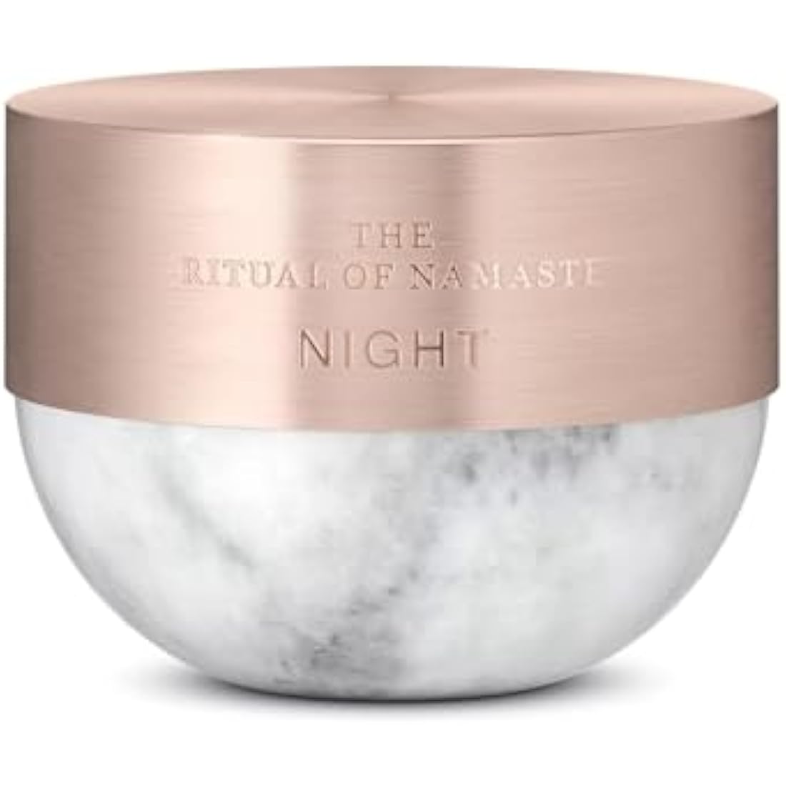 Rituals The Ritual of Namaste anti-ageing night cream with bakuchiol 50ml jar shown on a white background