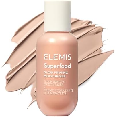ELEMIS Superfood Glowy Primer hydrating and brightening face base 60ml — one of four face primers compared at ALTOE for every skin concern and finish