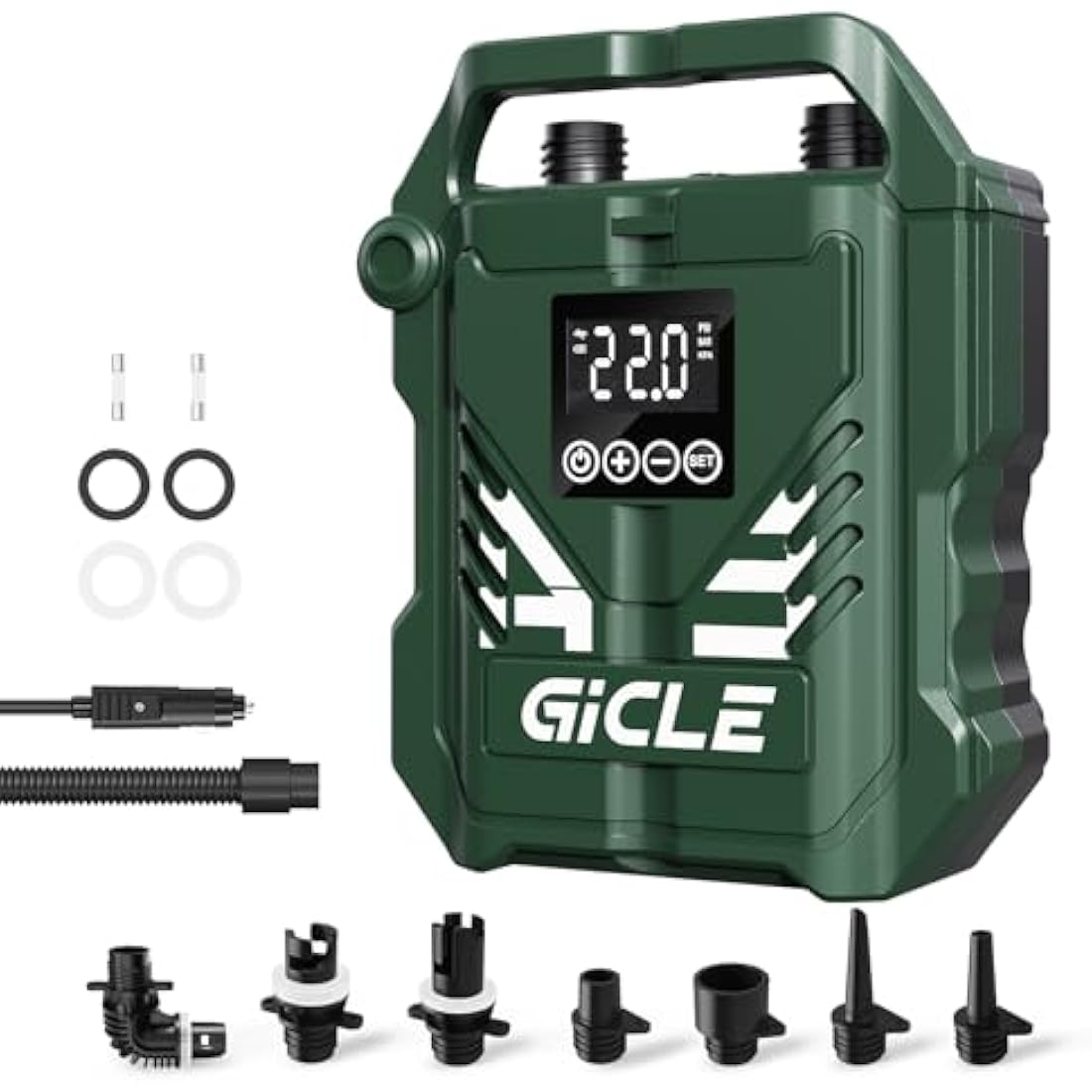 GICLE 22PSI Electric SUP Pump – Stop Pumping by Hand and Get on the Water Faster