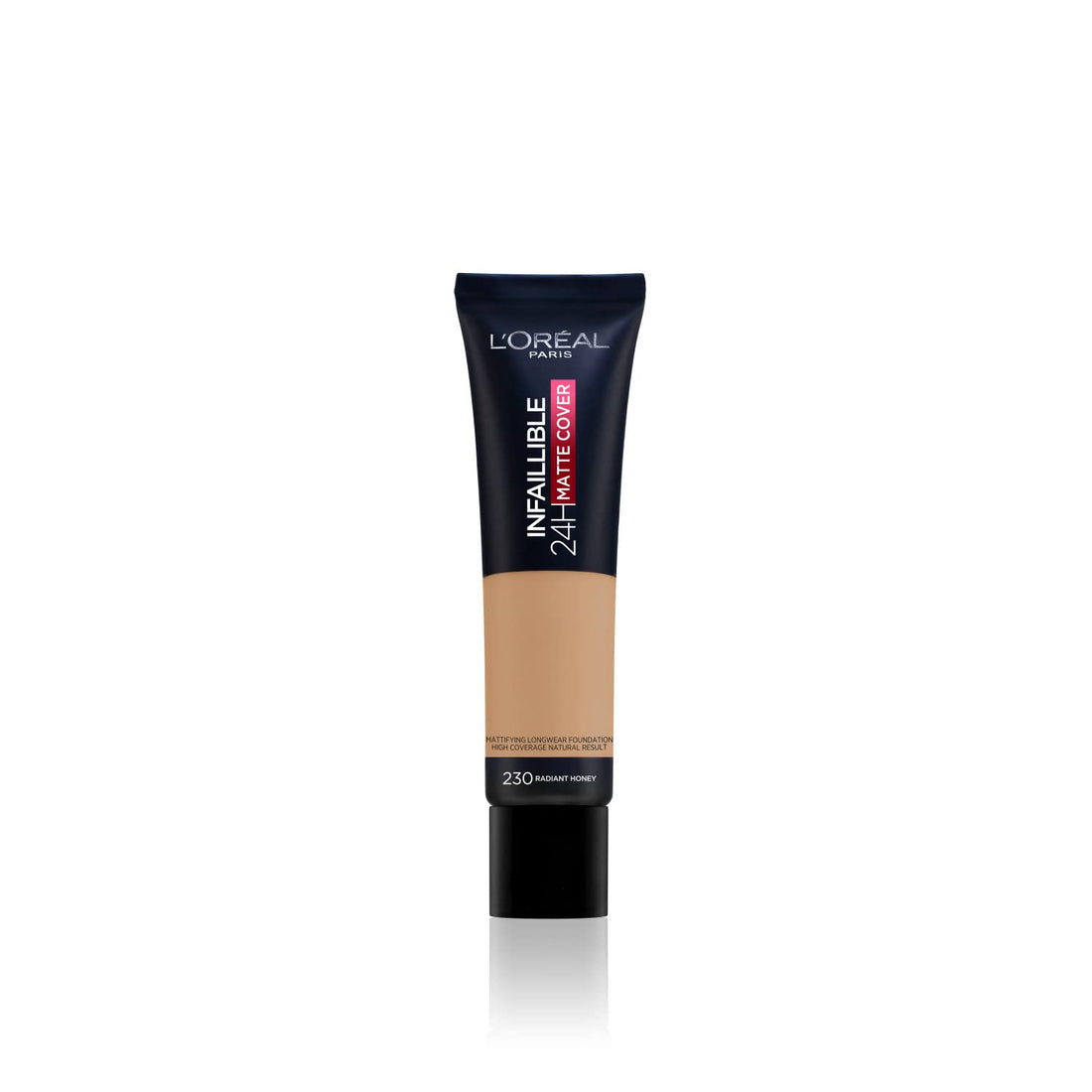 L'Oreal Paris Infallible 32H Matte Cover Foundation with 4% niacinamide and SPF 25 – waterproof long-lasting liquid foundation in 20 shades