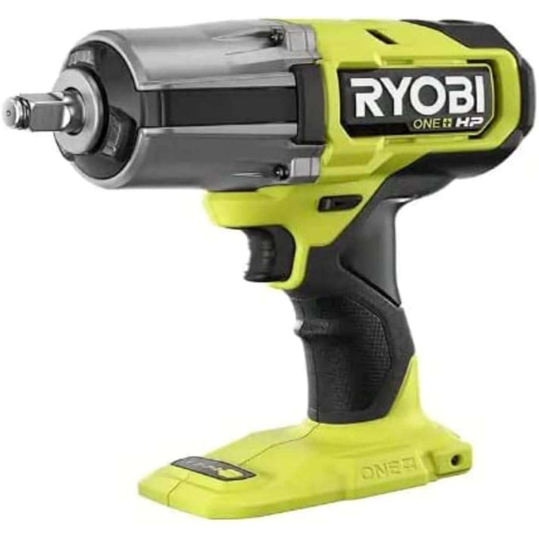 Ryobi ONE+ HP 18V Brushless High Torque Impact Wrench PBLIW01B — cordless 1/2 inch impact wrench with 4-mode speed control, tri-beam LED and up to 1170 ft-lbs breakaway torque