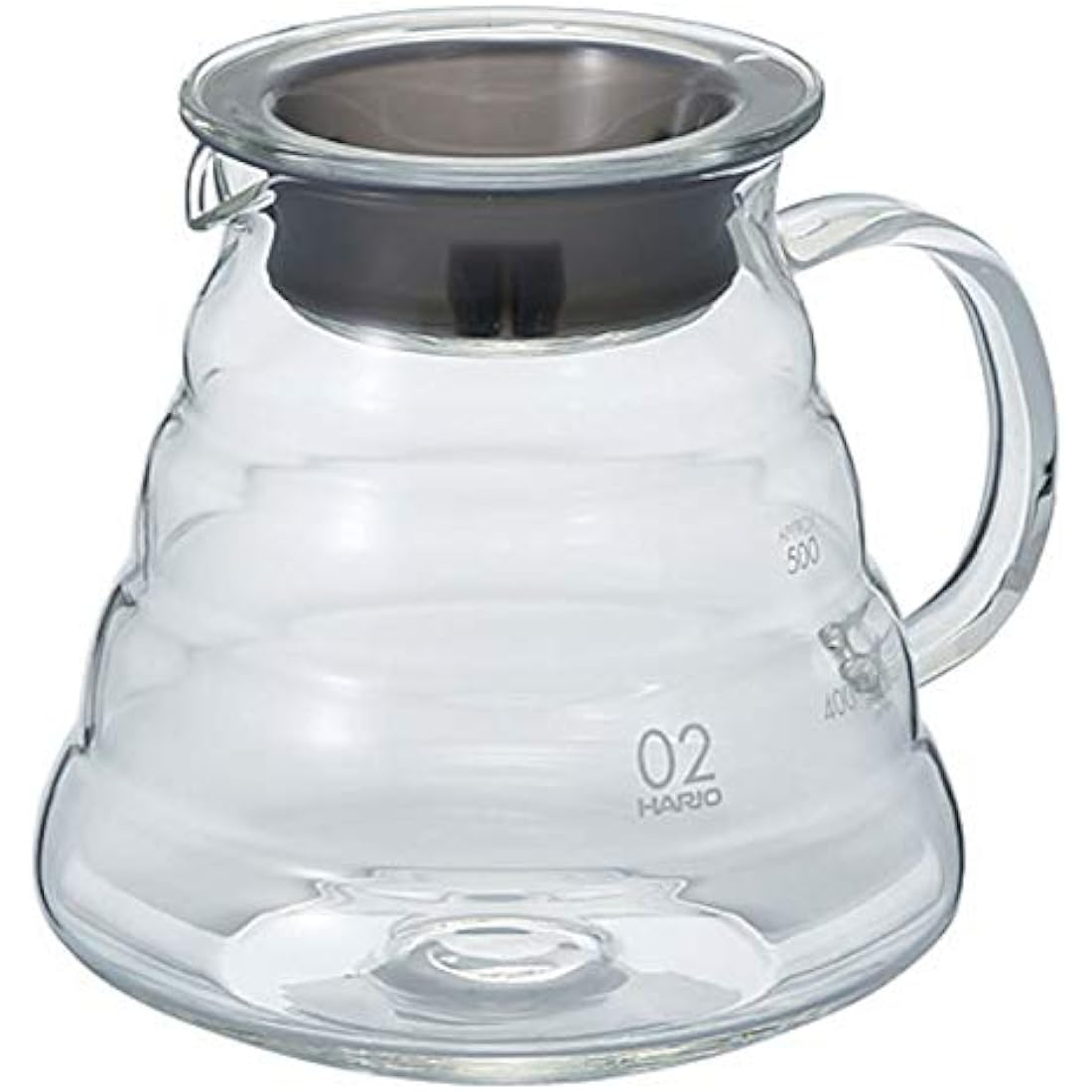 The Carafe That Completes Your V60 Setup: Hario V60 Range Server 600ml Glass White at £34.41