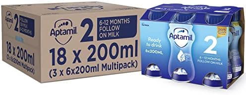Weaning Made Easier: Aptamil 2 Follow On Baby Milk — 18 x 200ml Ready-to-Use at £33.07