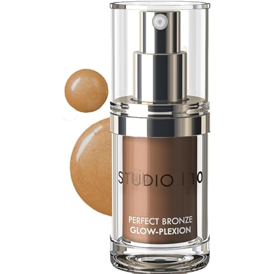 Studio10 Perfect Bronze Glow Plexion Matte Bronzer and Highlighter — duo compact with matte bronzer and cream highlighter specifically formulated for mature dry or textured skin