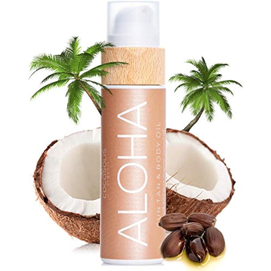 COCOSOLIS Aloha Tanning Accelerator – Organic Oil with Vitamin E