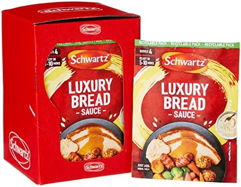 Schwartz Luxury Bread Sauce Mix with Clove 40g pack of 10 no artificial colours no preservatives vegetarian