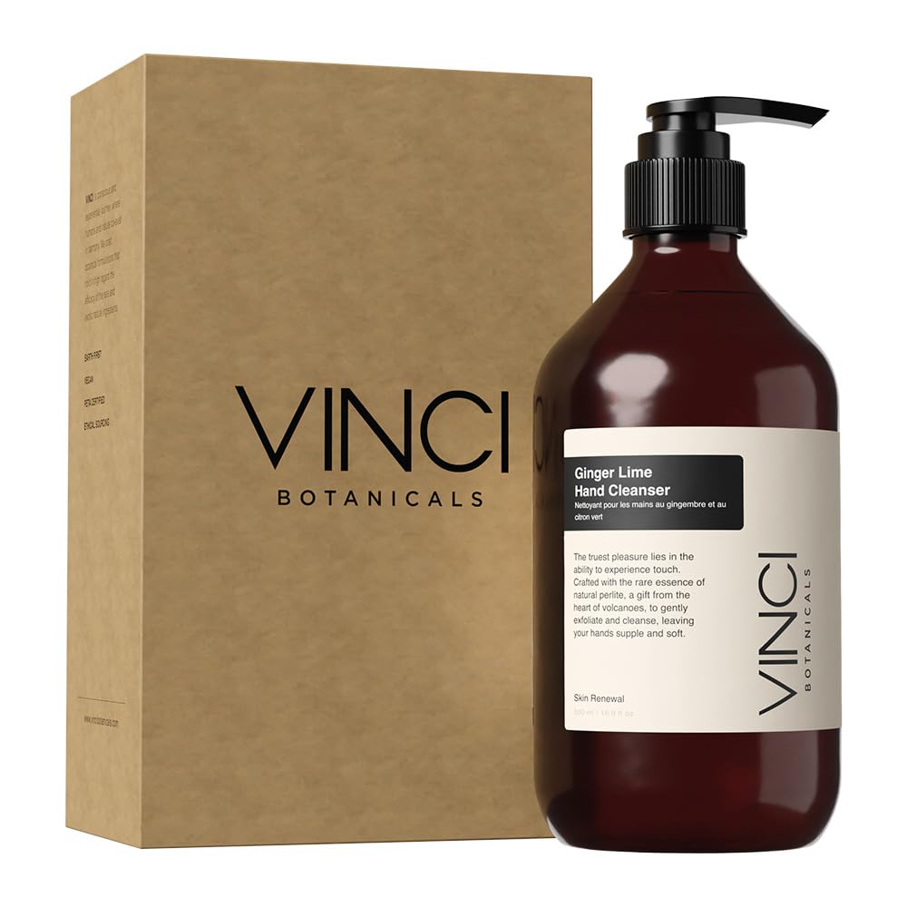 Vinci Botanicals Ginger Lime Exfoliating Hand Cleanser – 500ml