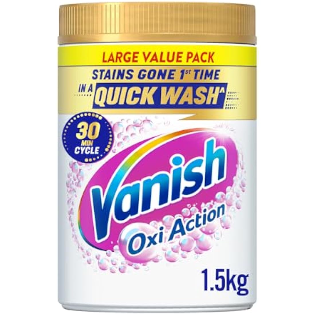 Vanish Gold Oxi Action Stain Remover – Brilliant Whites Without the Bleach