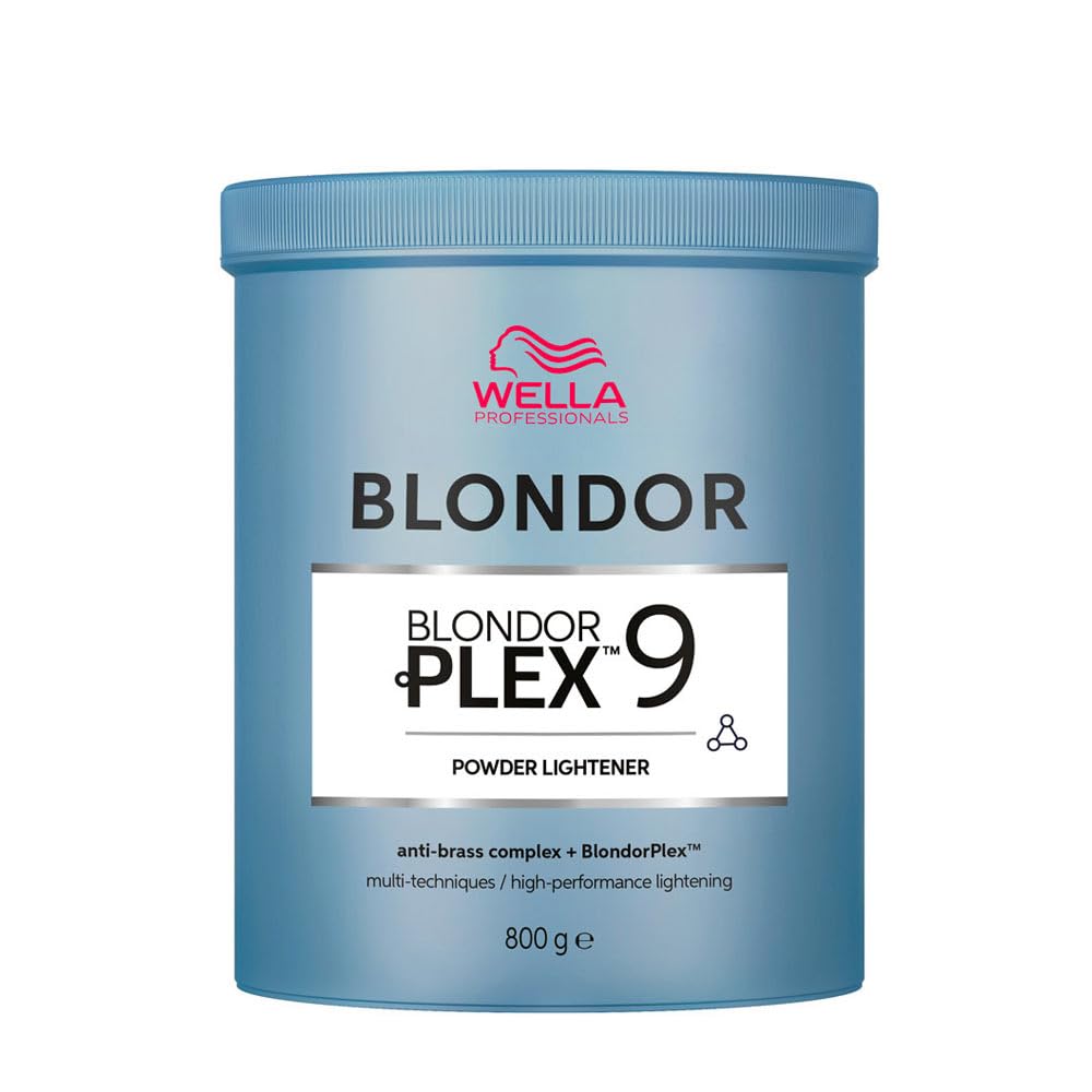 Wella Blondor Plex Multi Blonde Hair Lightener Powder 800g – professional-grade hair bleach with Plex bonding technology for lifting and lightening hair at home