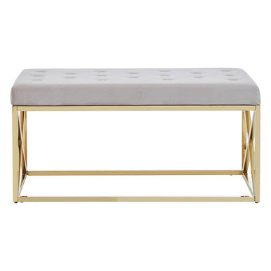 Boutique Hotel Glamour at Home: Why the Orsina Allure Mink Velvet & Gold Bench Is the Luxury Deal of the Season