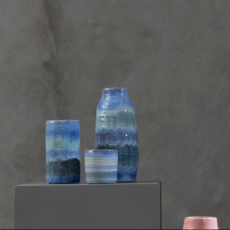 The £9.95 Ocean in a Pot – Orsina Caldera Gradient Blue Ceramic Planter