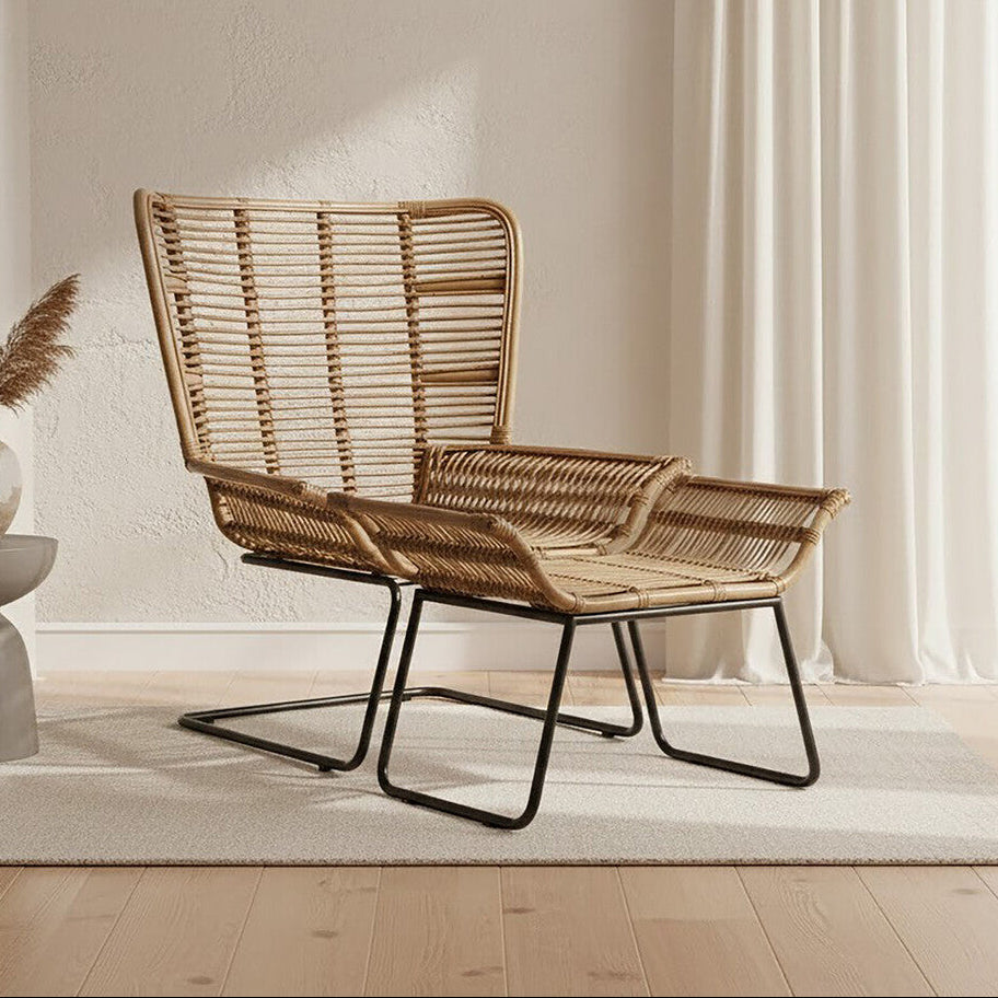The Complete Relaxation Set – Orsina Manado Grey Rattan Lounge Chair & Footstool for £245.95