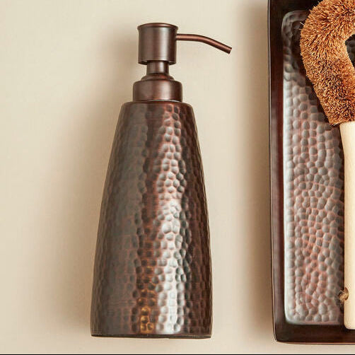 Small Detail, Big Impact: The Orsina Allegra Hammered Dark Bronze Soap Dispenser