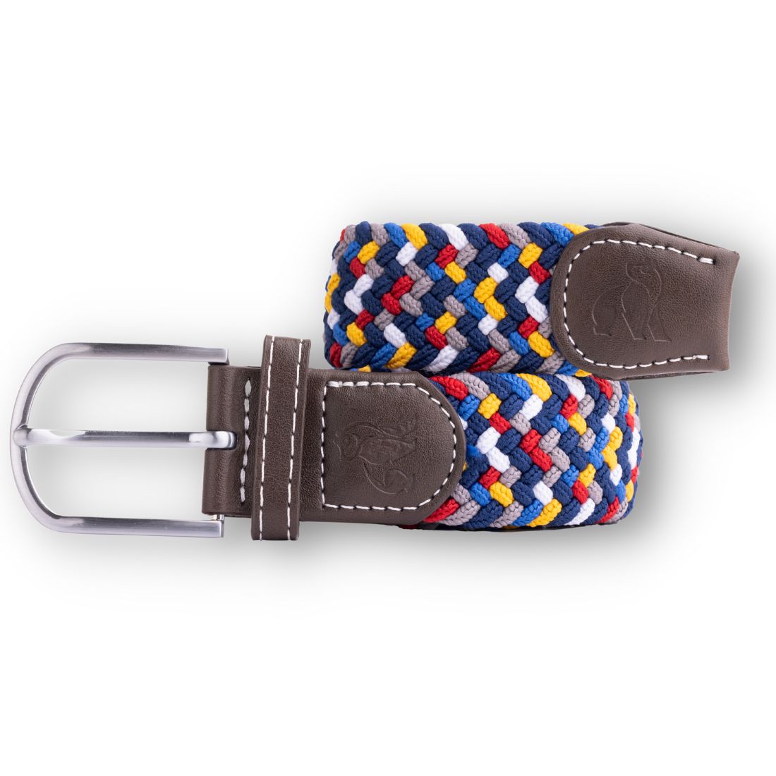 The Last Belt You'll Ever Need: Swole Panda's Rainbow Zigzag Woven Belt at £34.95