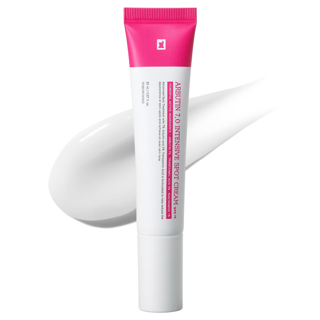 Korean Skincare's Dark Spot Secret: TOSOWOONG Arbutin 7% Intensive Spot Cream at £38.73