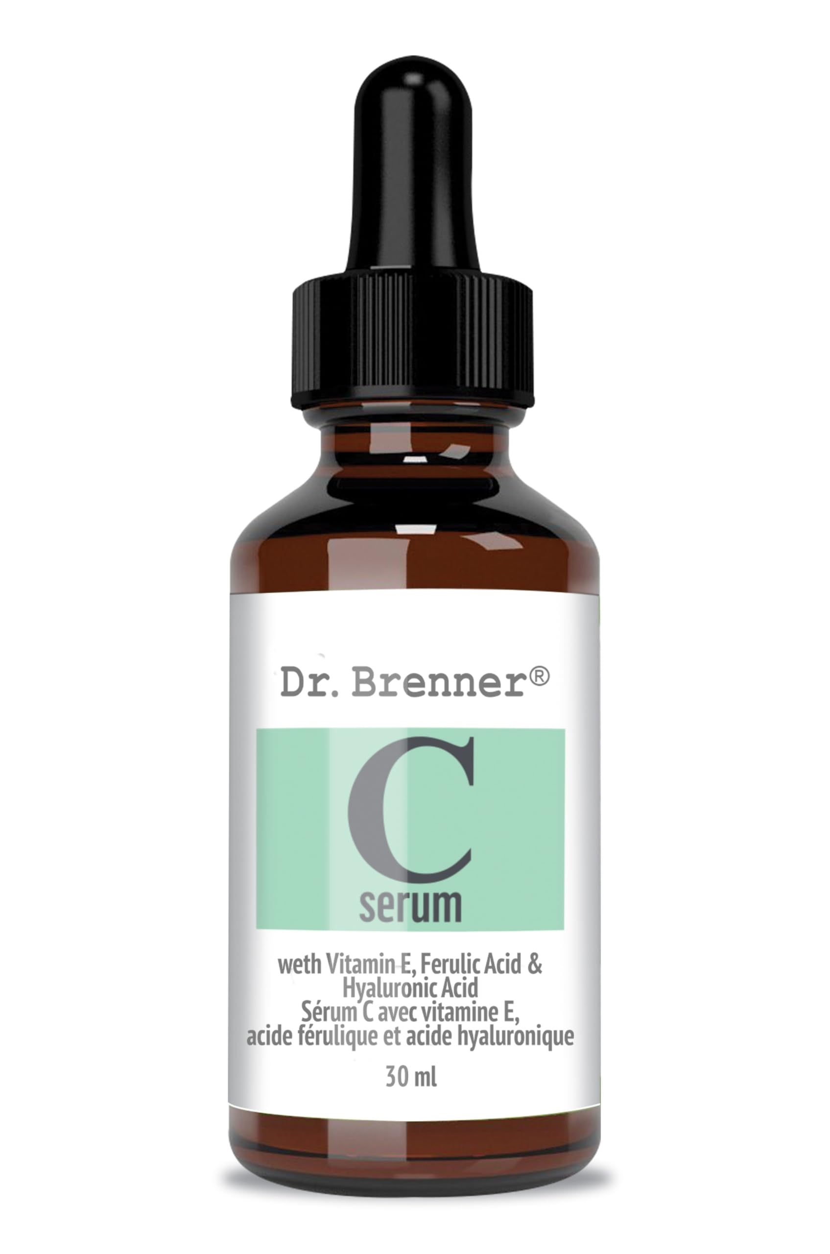 Dr. Brenner Vitamin C Serum 20% L-Ascorbic Acid with Ferulic Acid Vitamin E and Hyaluronic Acid 1oz small batch