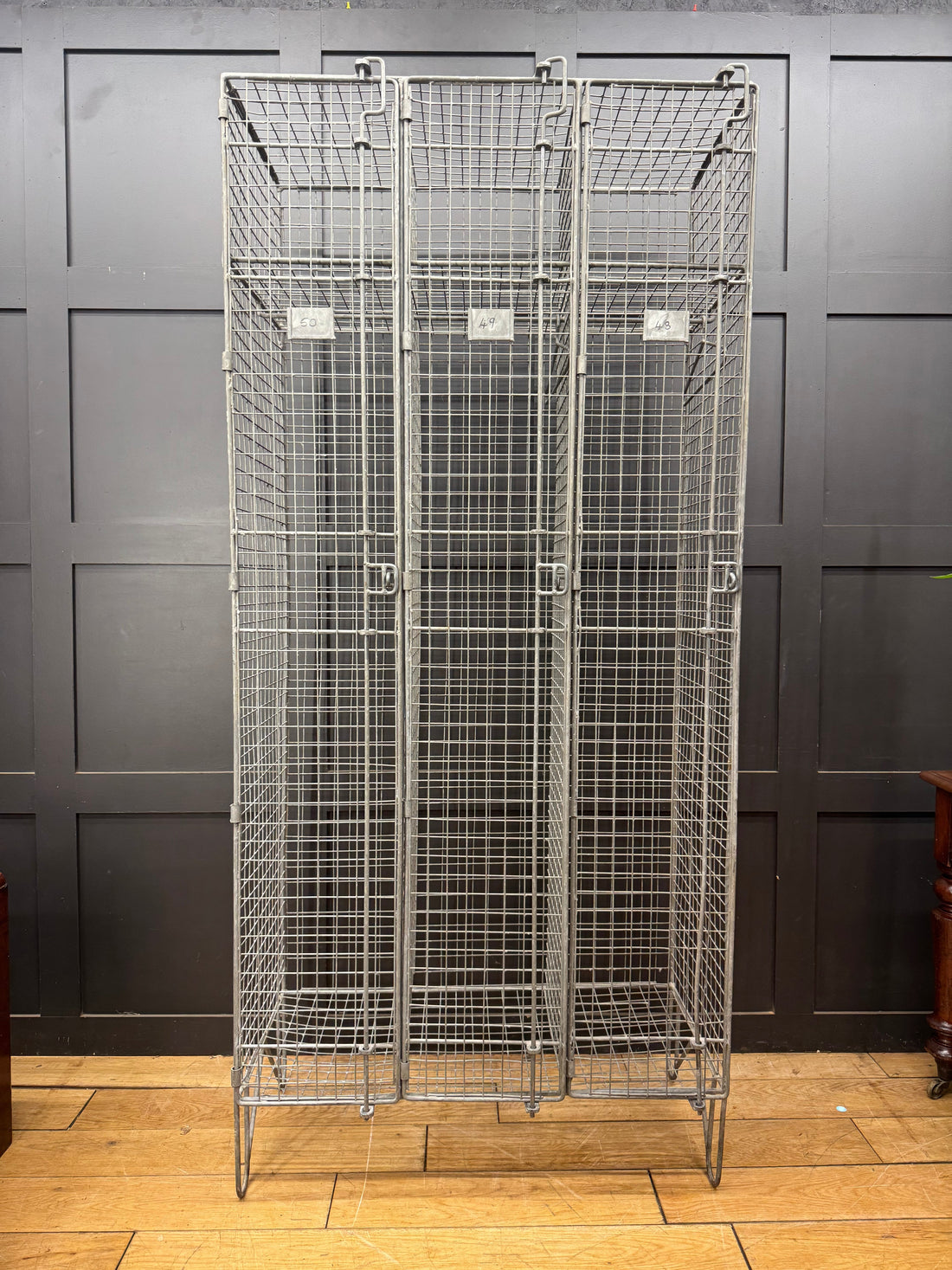 Industrial Vintage Wire Mesh Locker Cabinet – The Statement Storage Piece That Can’t Be Replicated