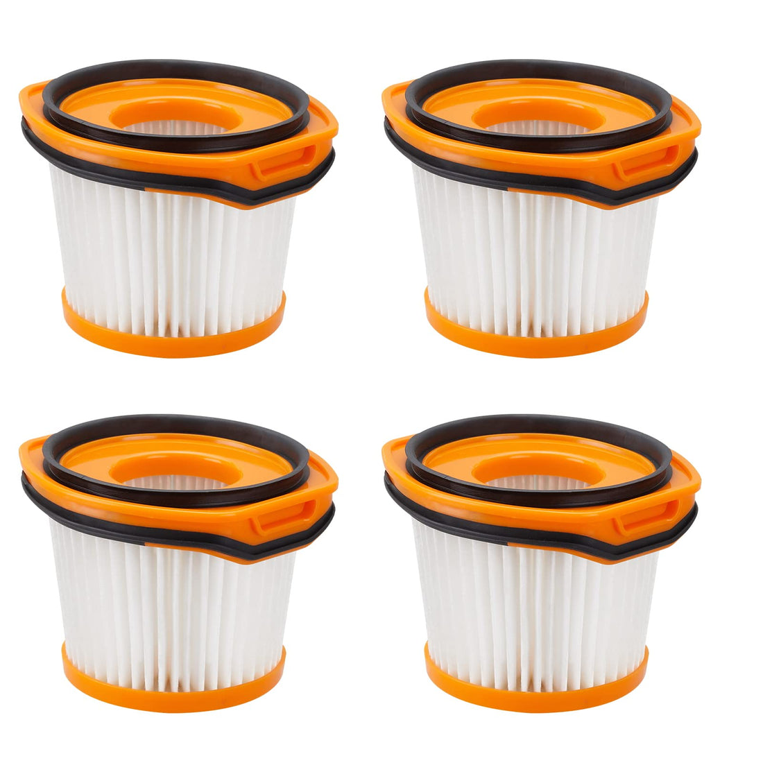 4-Pack Replacement Filters for Shark WV361UK WV362UKT WANDVAC Cordless Vacuum — hand-washable filter accessories