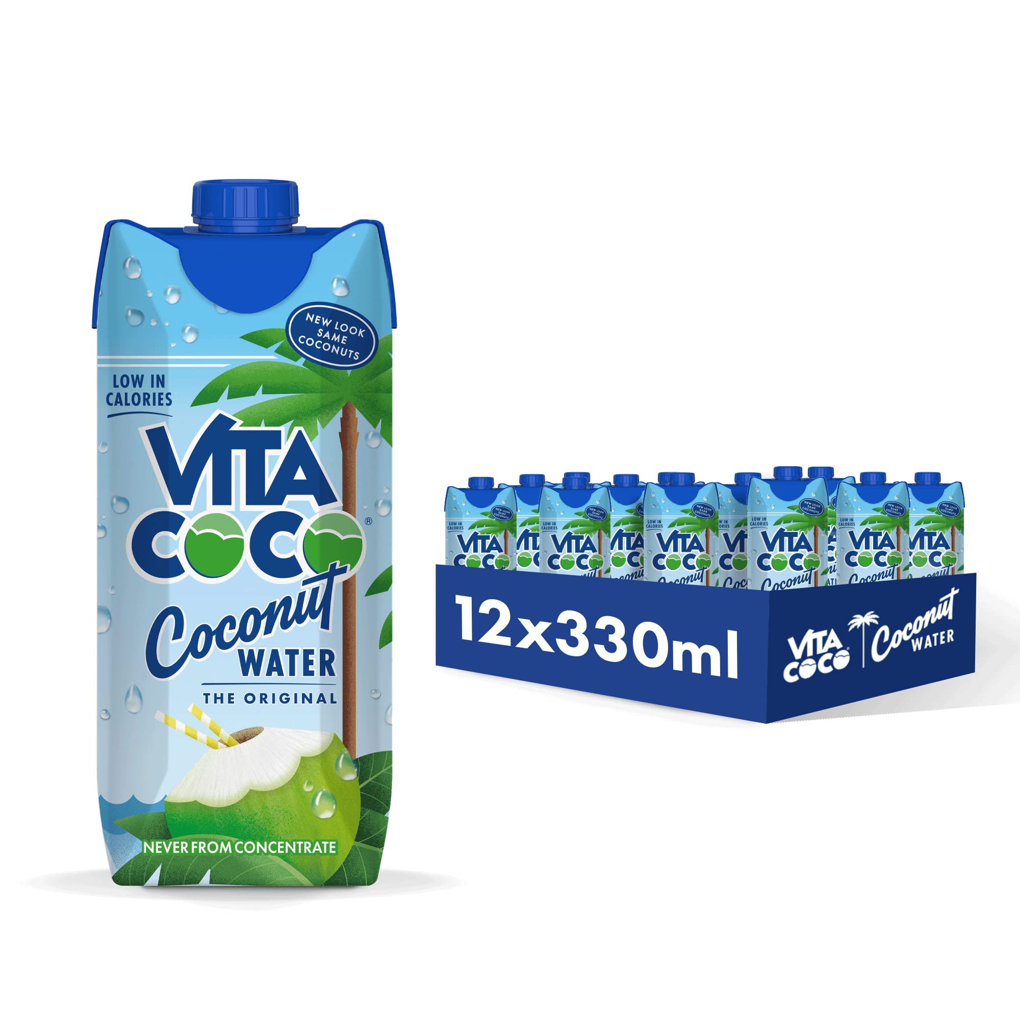 Vita Coco Pure Coconut Water – Nature’s Sports Drink in a Case of 12