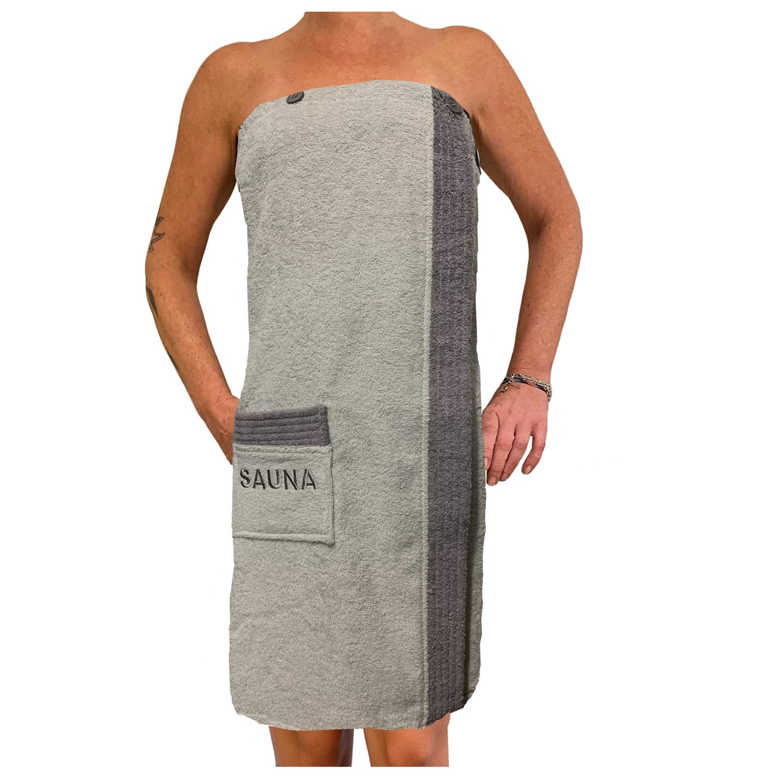 JEMIDI Sauna Kilt Review – 100% Cotton Terry Towel Sarong for Spa, Sauna & Wellness