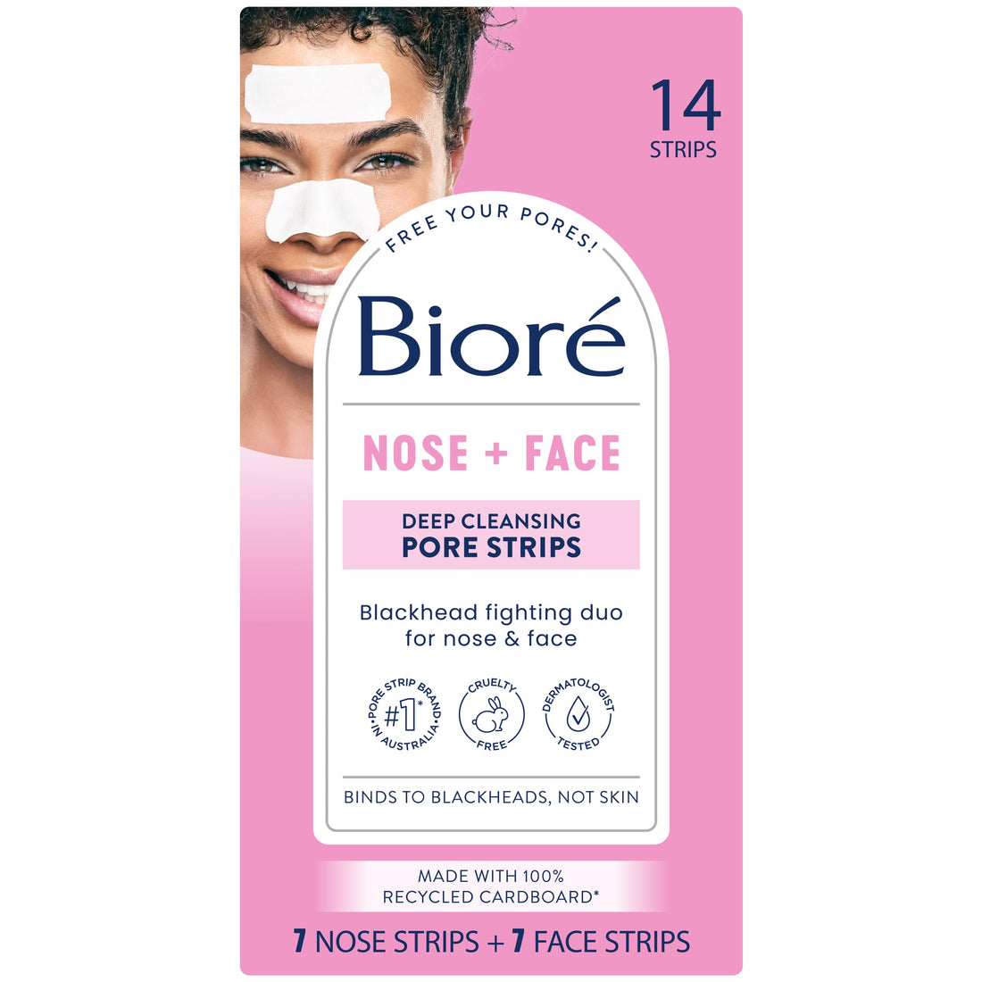 Bioré Deep Cleansing Pore Strips Combo Pack — one of four pore strips compared at ALTOE for blackhead removal and pore cleansing