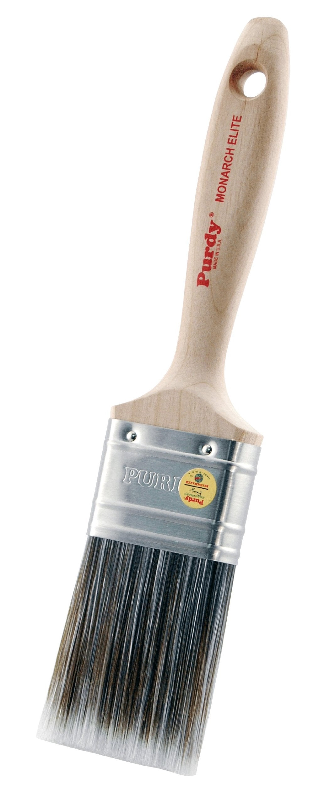 Purdy Monarch XL Elite 2 inch professional yellow bristle paint brush – model 234020, shown against a clean white background