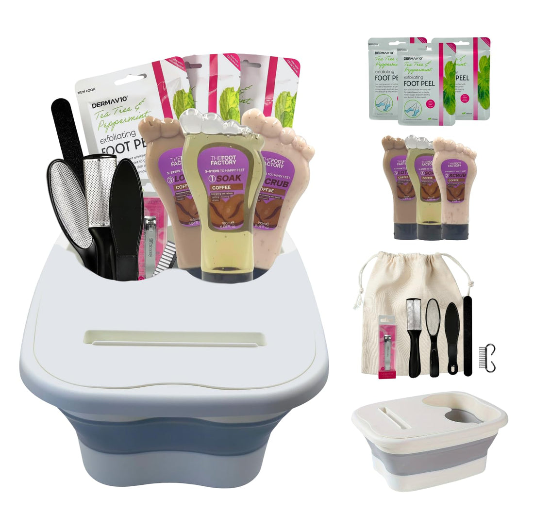 VIKINGTREAT 11-Piece Foot Spa and Pedicure Kit — one of four foot care tools compared at ALTOE for pain relief, callus removal, and at-home pedicures