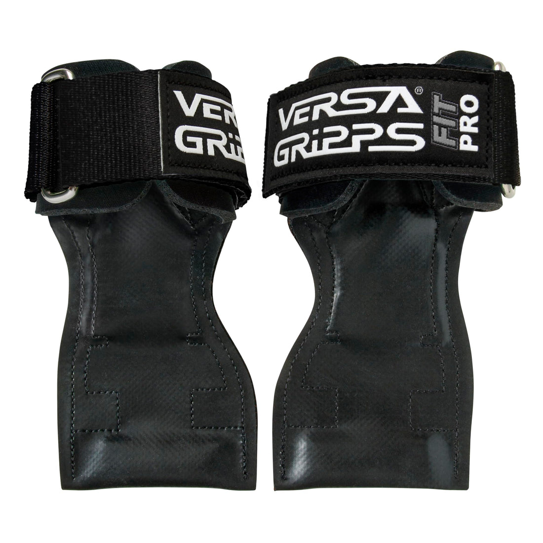 Versa Gripps Fit Pro Weightlifting Grips for Women in Midnight XS — patented design with enhanced grip length 20% softer foam and improved webbing for female athletes lifting heavy in the gym