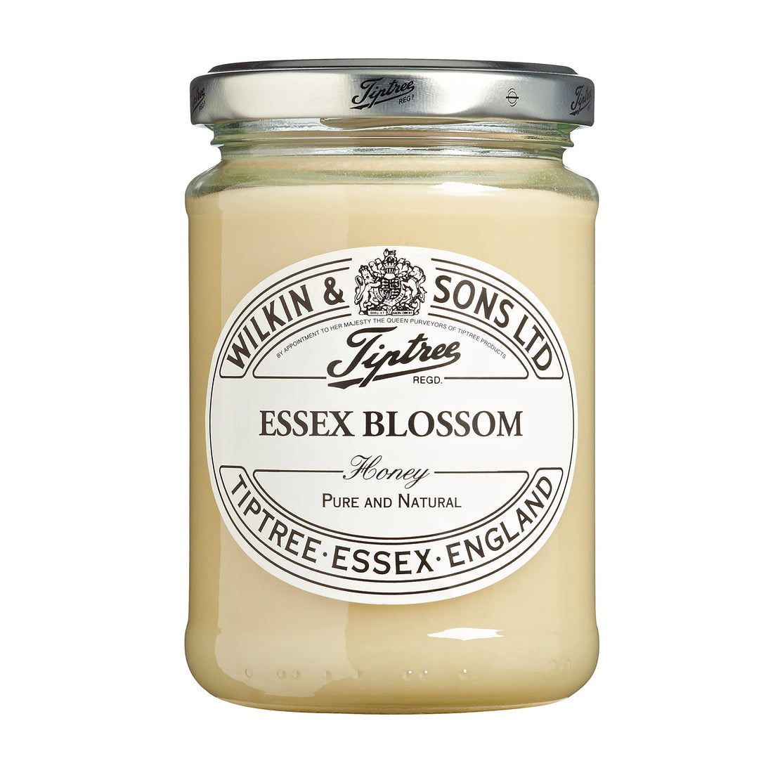 Tiptree Essex Blossom Honey 340g — 100% pure English artisan honey by the Wilkin family of Essex since 1885, Royal Warrant holder since 1911, free from artificial colours and flavours