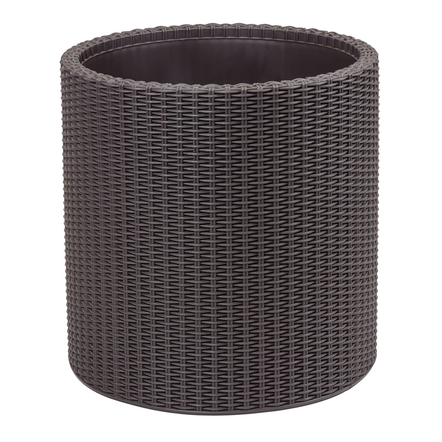 Keter Large Rattan Round Planter Review – 39L Recycled Polypropylene Outdoor Pot in Brown