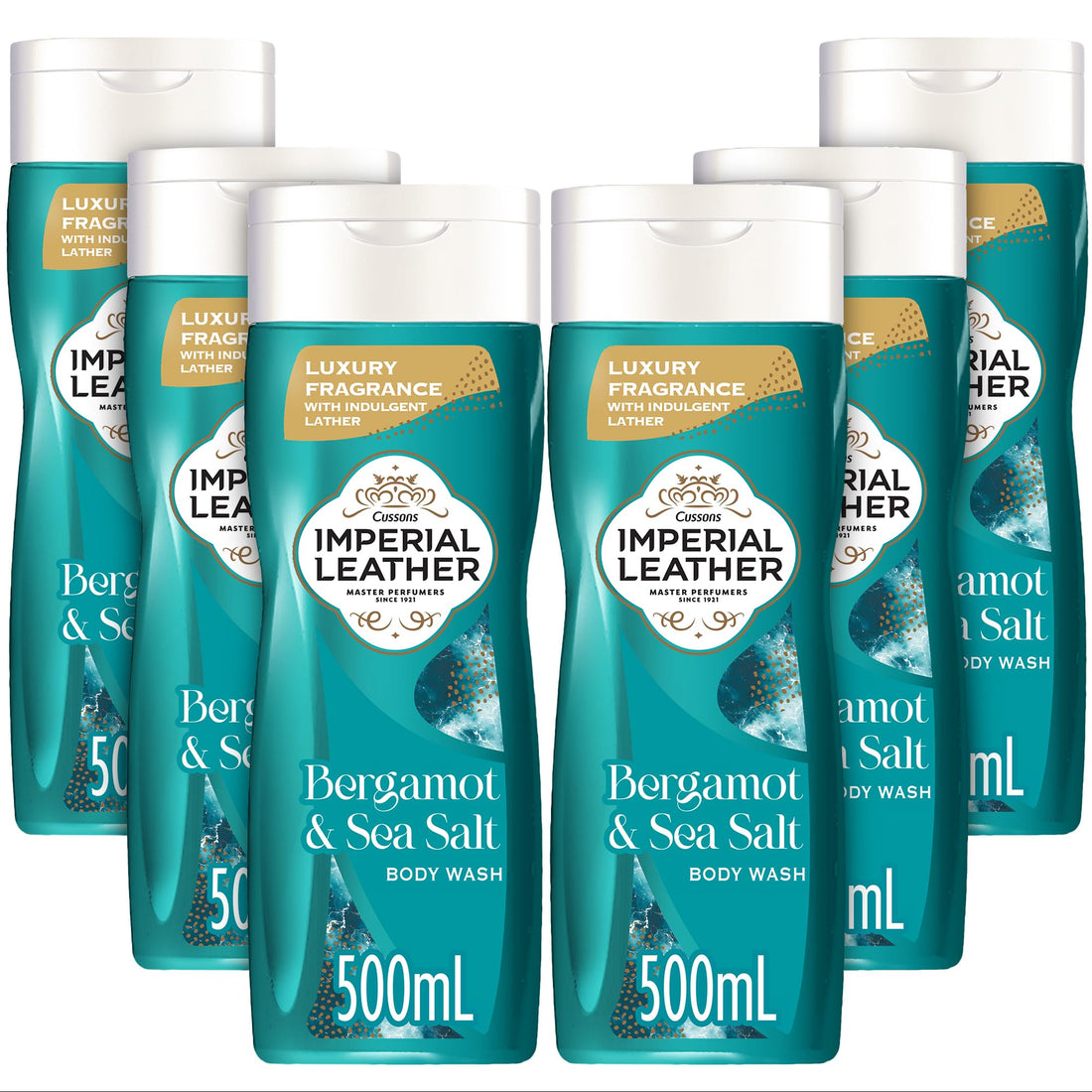 Spa Shower, Every Morning: Imperial Leather Bergamot & Sea Salt Body Wash 6-Pack at £25.23