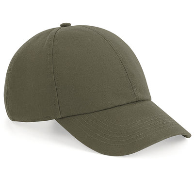 Organic Cotton 6-panel Cap in a neutral colourway, front view showing structured panel and pre-curved peak