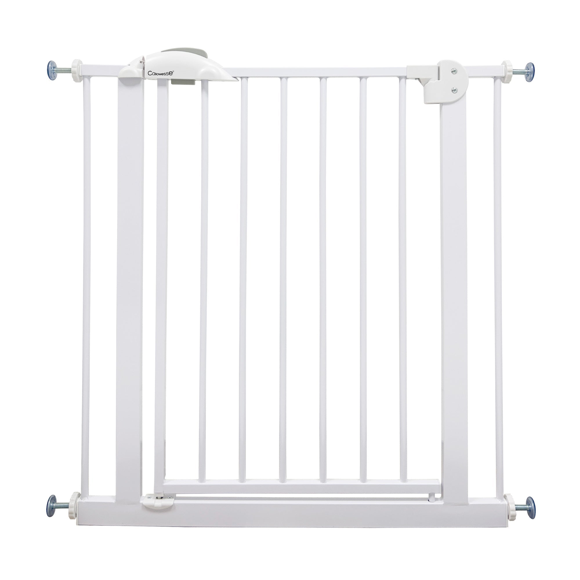 Callowesse Kangal Pressure Fit Safety Gate – No-Drill, One-Handed, Auto-Close with Dual Lock for Stairs & Doorways at £20.99