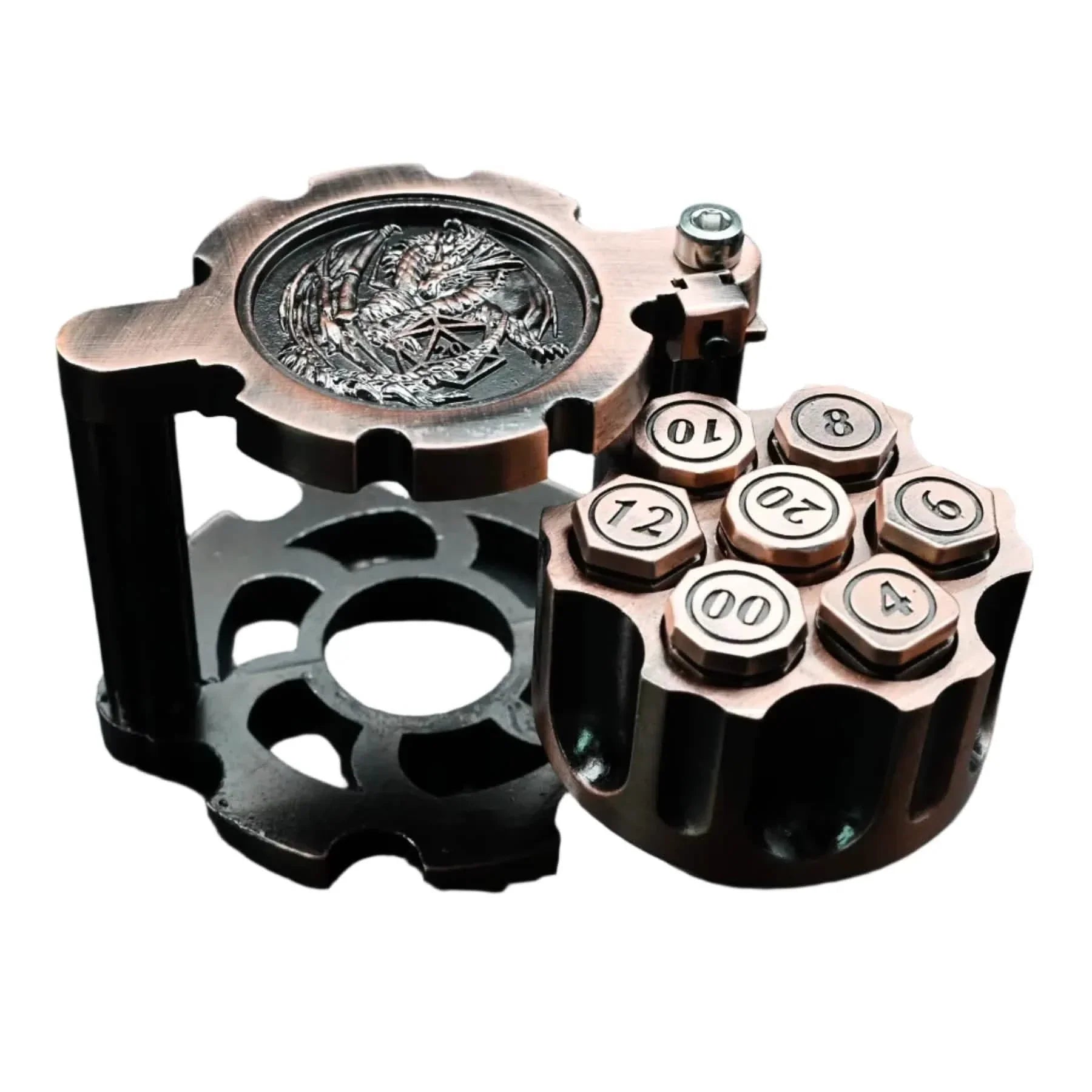 Roll Like a Legend: Why the Tabletop Dominion Hexchamber Bullet Dice Set in Ancient Copper Is the £44.95 Upgrade Every Tabletop Player Needs