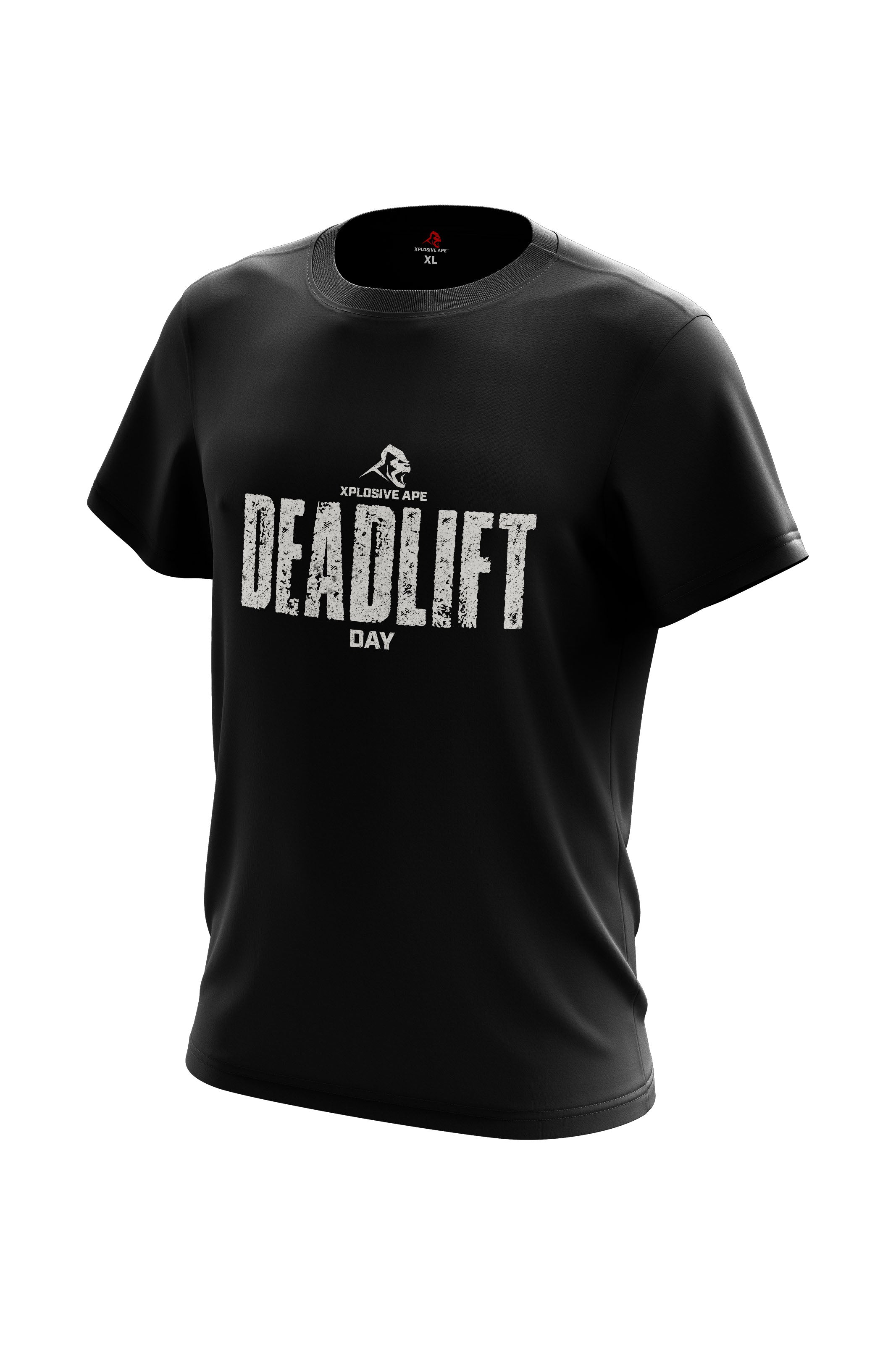 Train Hard, Look the Part: XAPE Deadlift Day V2 Tee in Black at Just £9.99