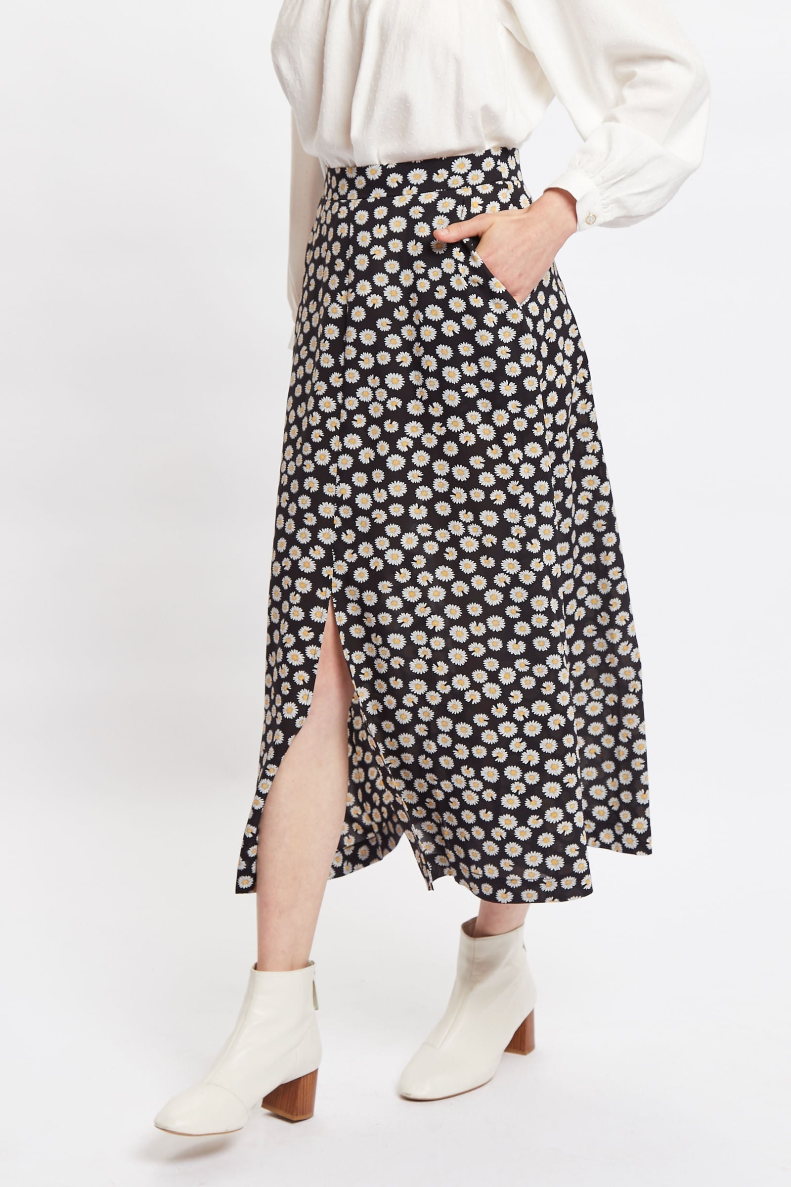 Dance Into Summer: Why the Louche Edie Daisy Dancer Midi Skirt in Black Is the £49 Wardrobe Essential You've Been Waiting For